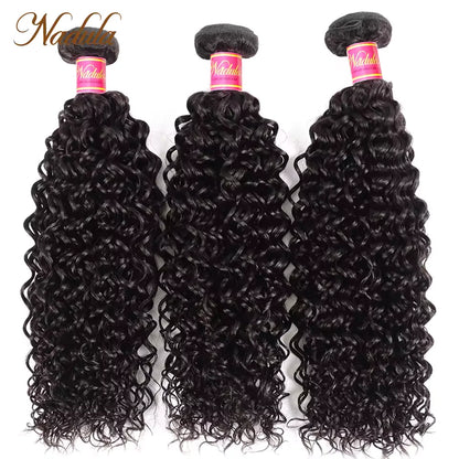 Brazilian Curly Hair Bundles – Virgin Human Hair Weave, 3/4 Bundle Deals 8–26 Inch