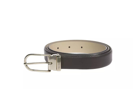 Trussardi Brown Leather Belt - YSONA