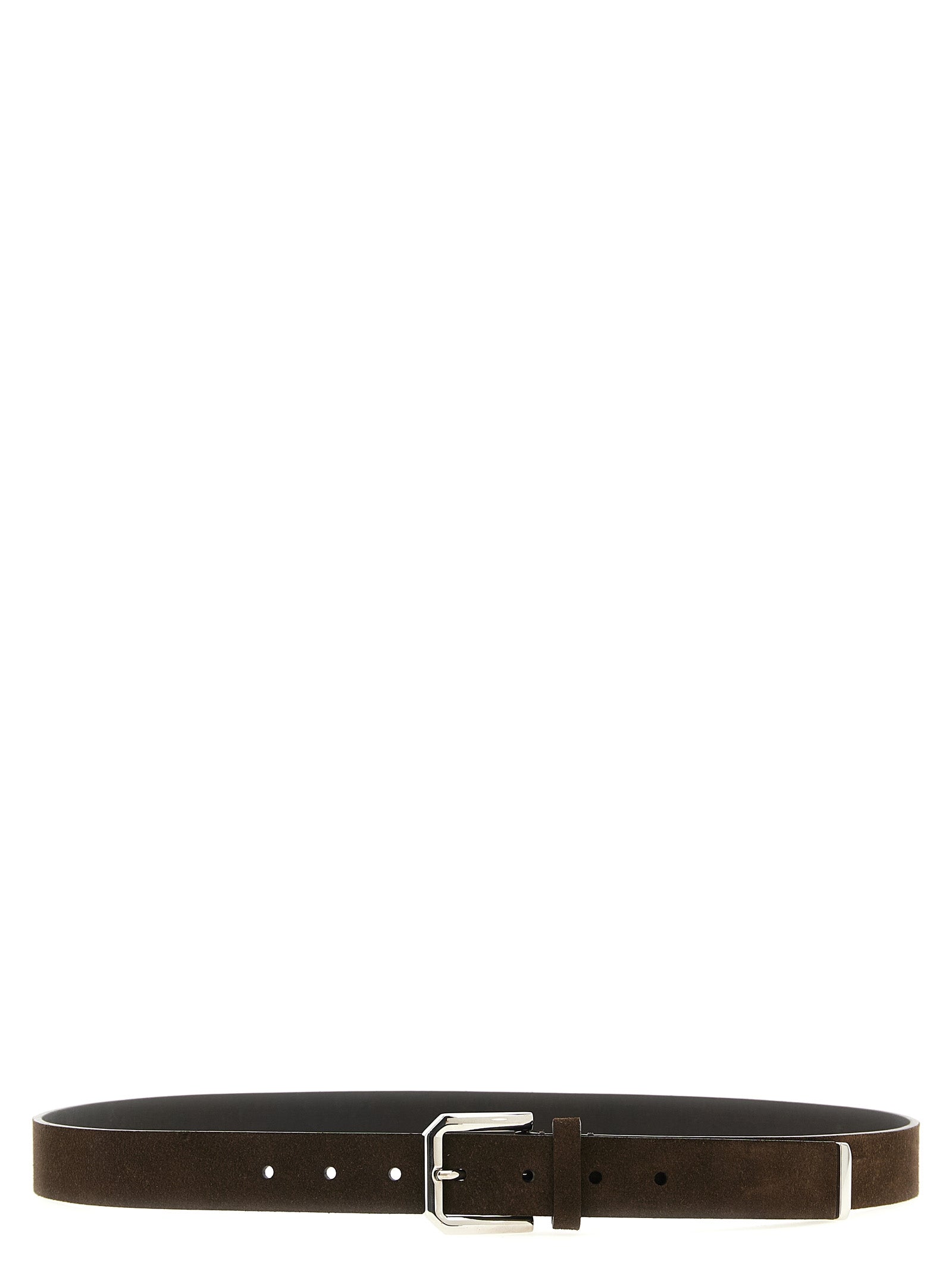 Brunello Cucinelli Brown Bull Skin Regular Belt - YSONA