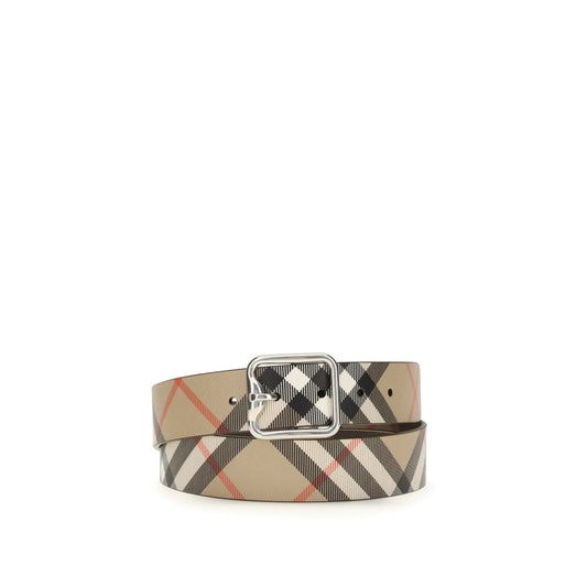 Burberry Beige Calf Leather Bos Taurus Regular Belt - YSONA