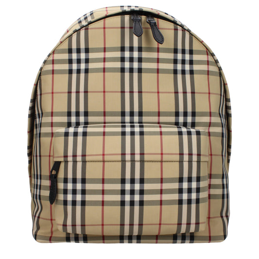 Burberry Beige Fabric Backpack - YSONA
