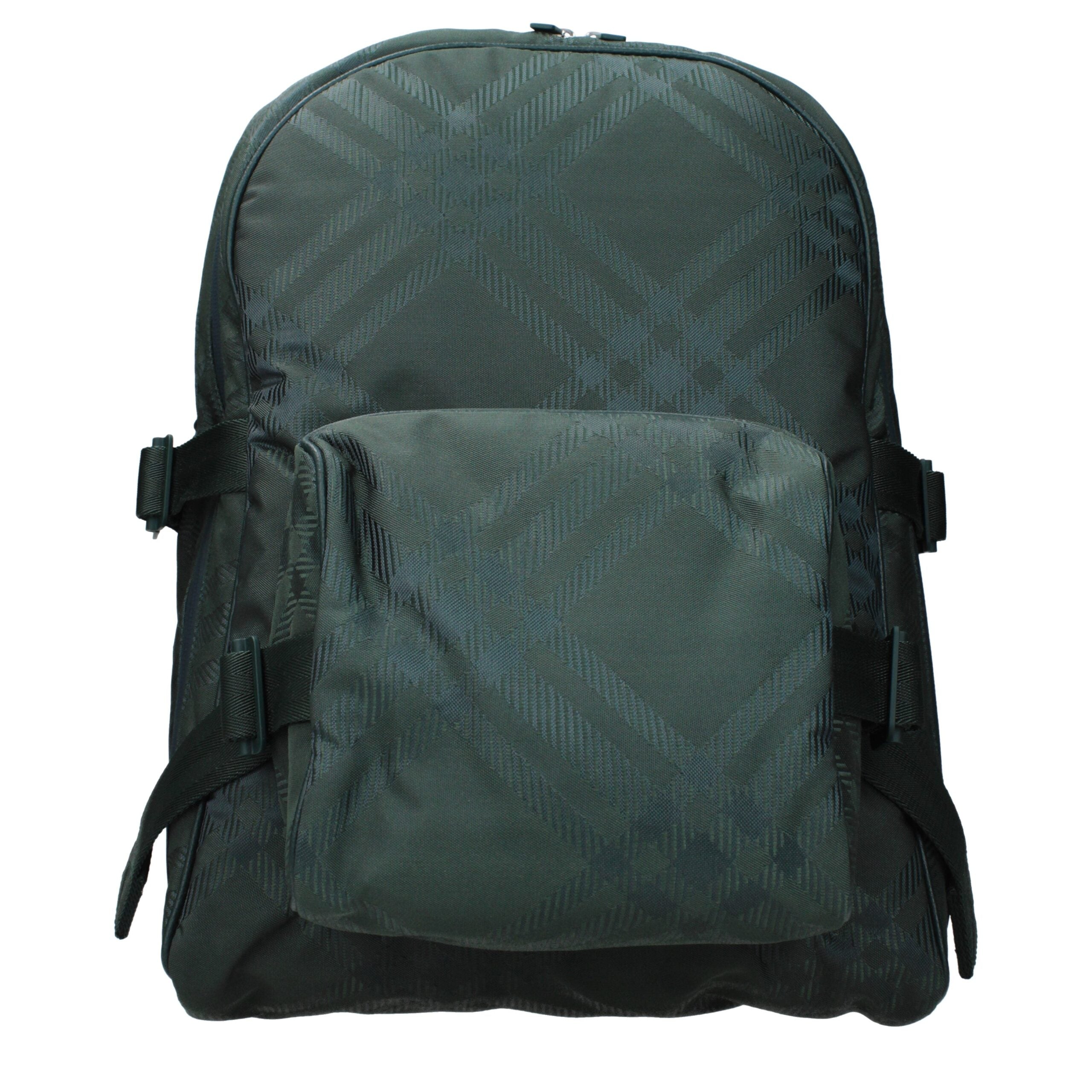 Burberry Green Fabric Backpack - YSONA