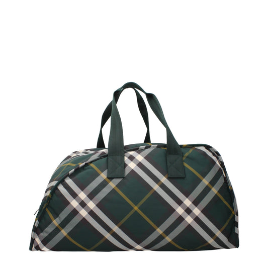 Burberry Green Fabric Luggage And Travel - YSONA
