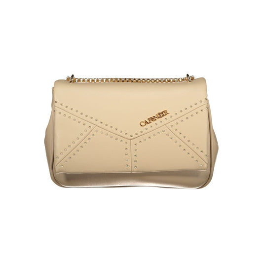 Cafenoir Beige Polyurethane Women Shoulder Bag