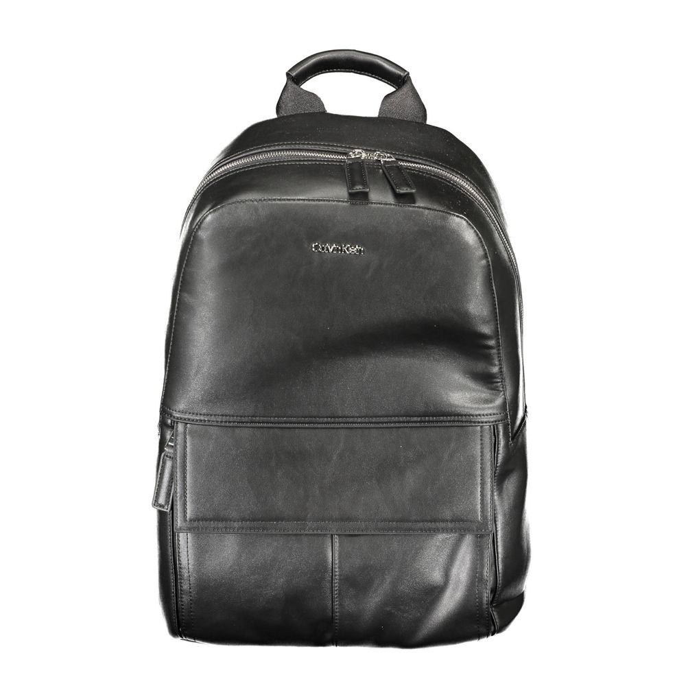 Calvin Klein Black Polyester Men Backpack - YSONA