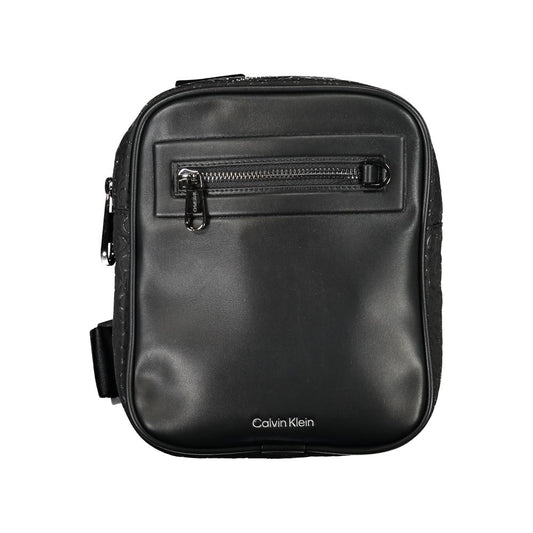 Calvin Klein Black Polyester Men Shoulder Bag - YSONA