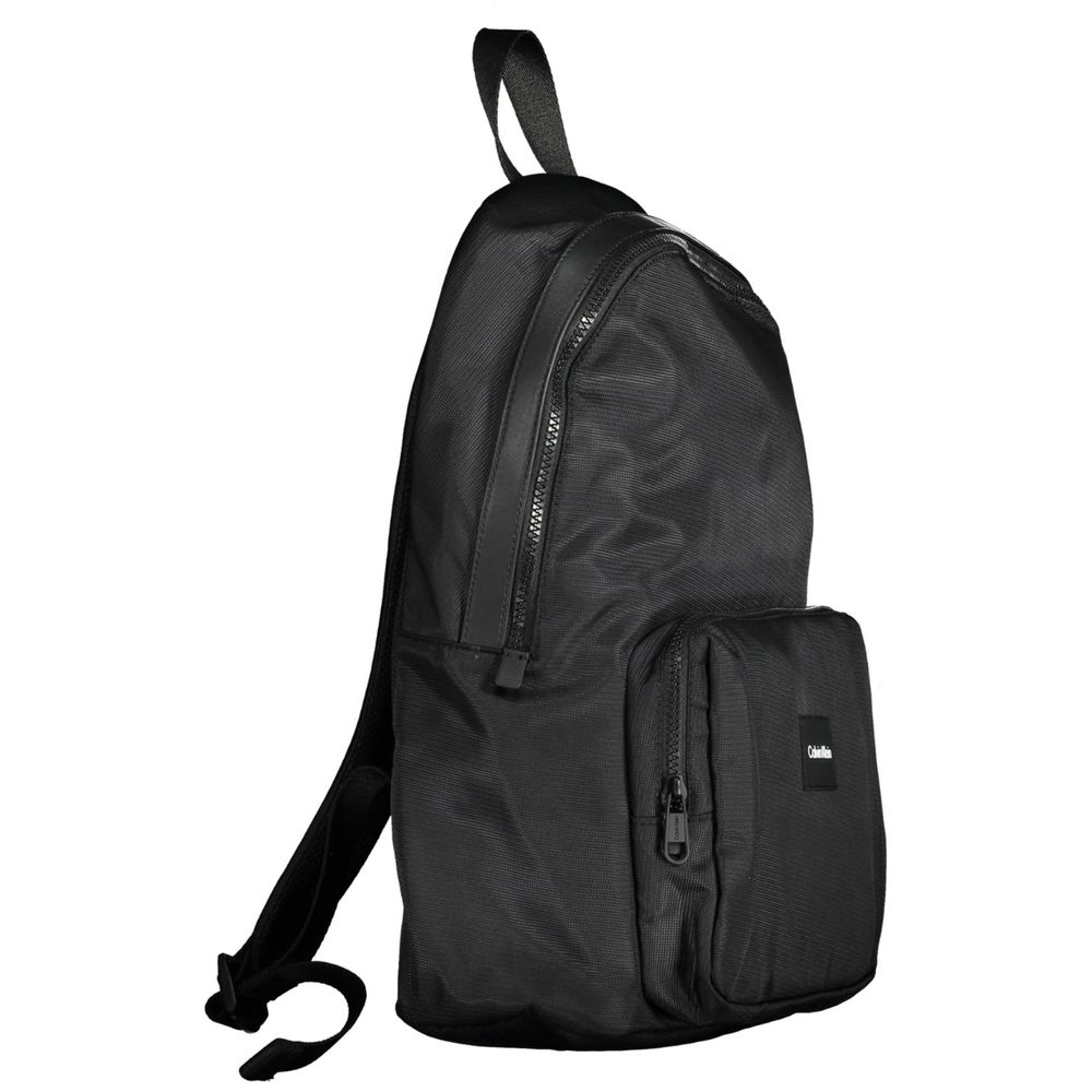 Calvin Klein Black Polyester Men's Backpack - view 3