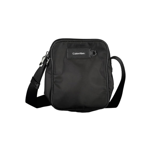 Calvin Klein Black Polyester Men's Shoulder Bag - YSONA