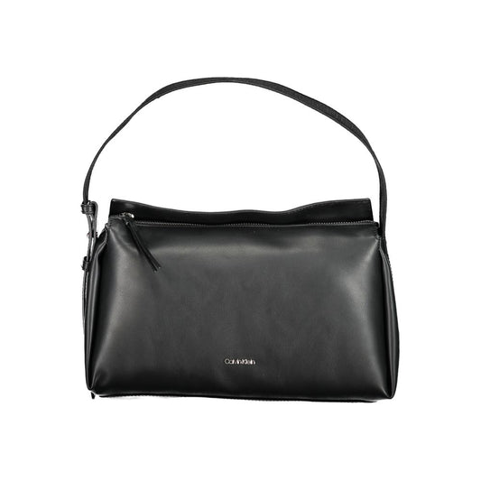 Calvin Klein Black Polyester Women Handbag - YSONA