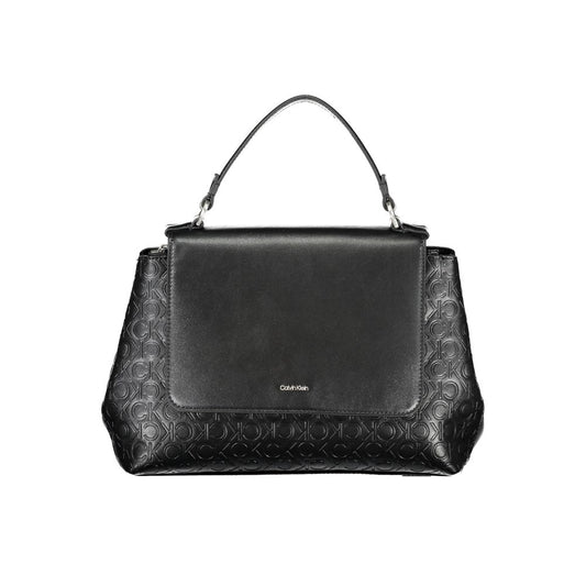 Calvin Klein Black Polyester Women Handbag - YSONA