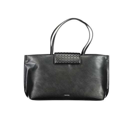 Calvin Klein Black Polyester Women Handbag - YSONA