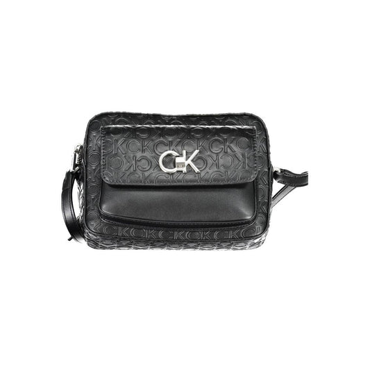 Calvin Klein Black Polyester Women's Shoulder Bag - YSONA