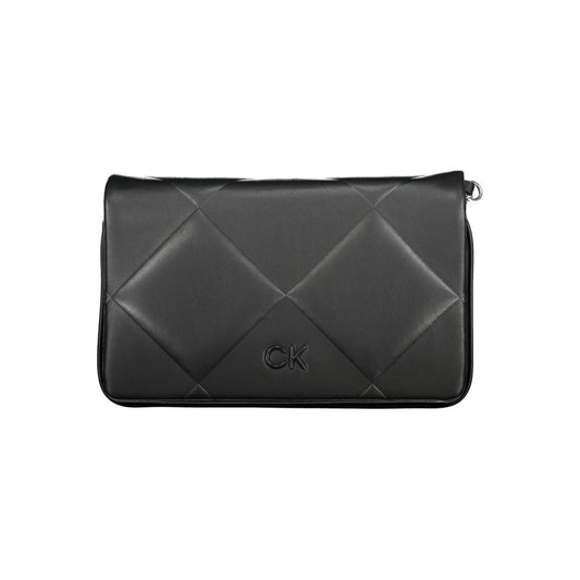 Calvin Klein Black Polyurethane Women Handbag - YSONA