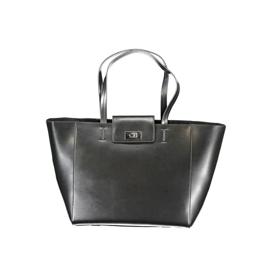Calvin Klein Black Recycled Polyester Women Handbag - YSONA