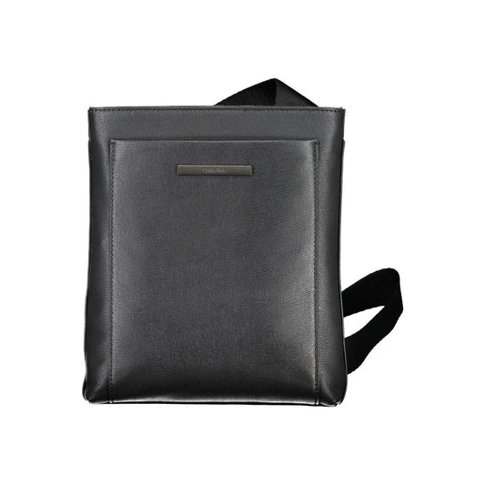 Calvin Klein Eco-Conscious Black Shoulder Bag with Logo - YSONA