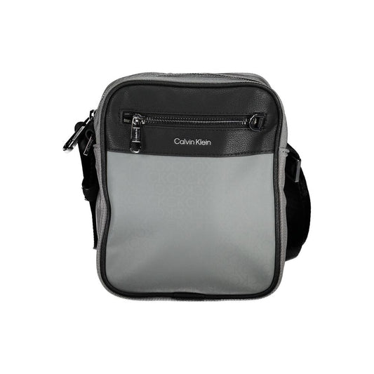 Calvin Klein Grigio Polyester Men Shoulder Bag - YSONA