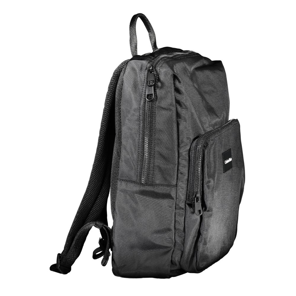 Calvin Klein Nero Polyester Men Backpack - view 3
