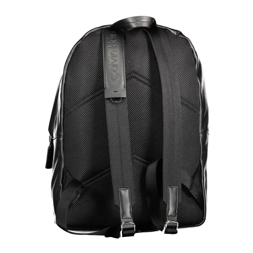 Calvin Klein Nero Polyester Men Backpack - view 2