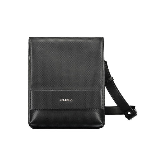 Calvin Klein Nero Polyurethane Men Shoulder Bag - YSONA