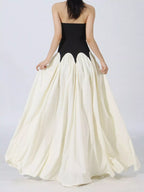 YSONA Two Tone Tube Maxi Dress — model wearing | Women's Dress | Shop YSONA