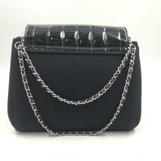 Chanel Chocolate Bar Patent Leather Shoulder Bag - YSONA