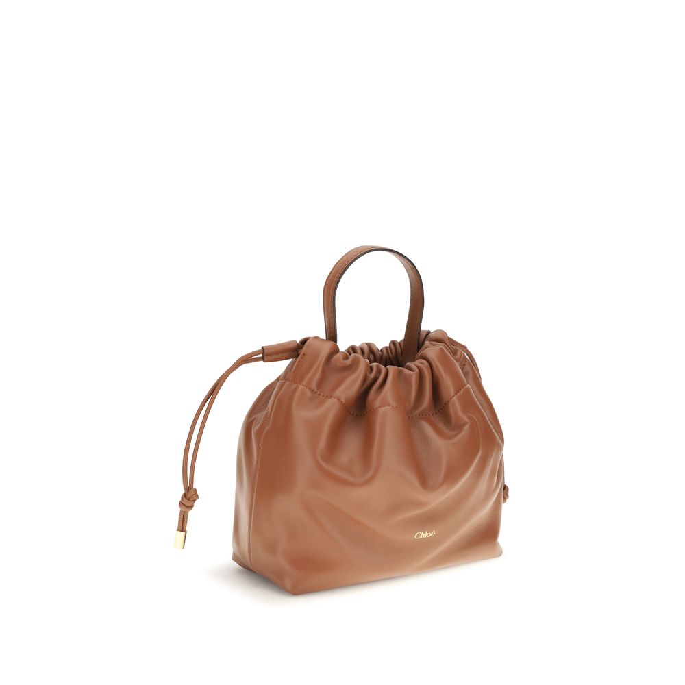Chloé Brown Lamb Ovis Aries Shoulder Bag - view 2
