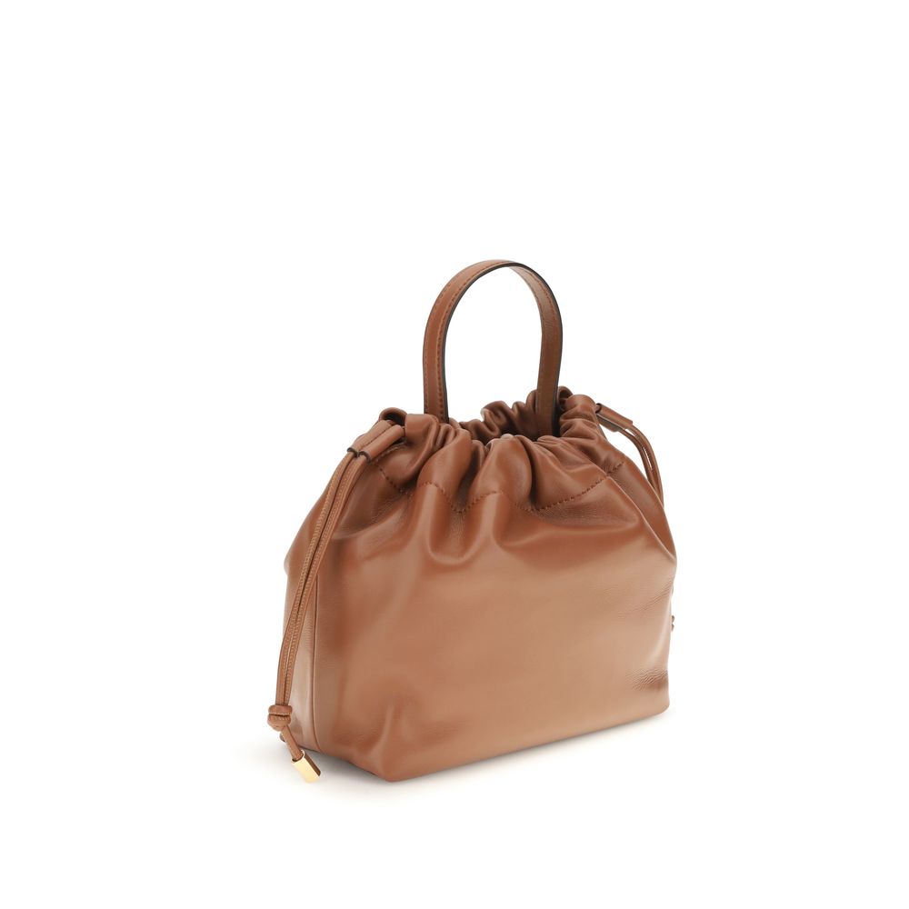 Chloé Brown Lamb Ovis Aries Shoulder Bag - view 3