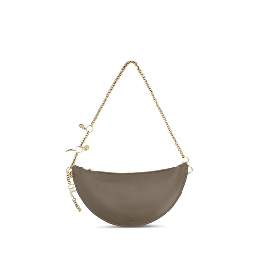 Chloé Gray Calf Leather Bos Taurus Shoulder Bag - YSONA