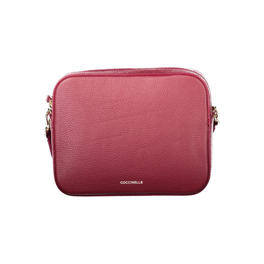 Coccinelle Red Leather Women Bag - YSONA
