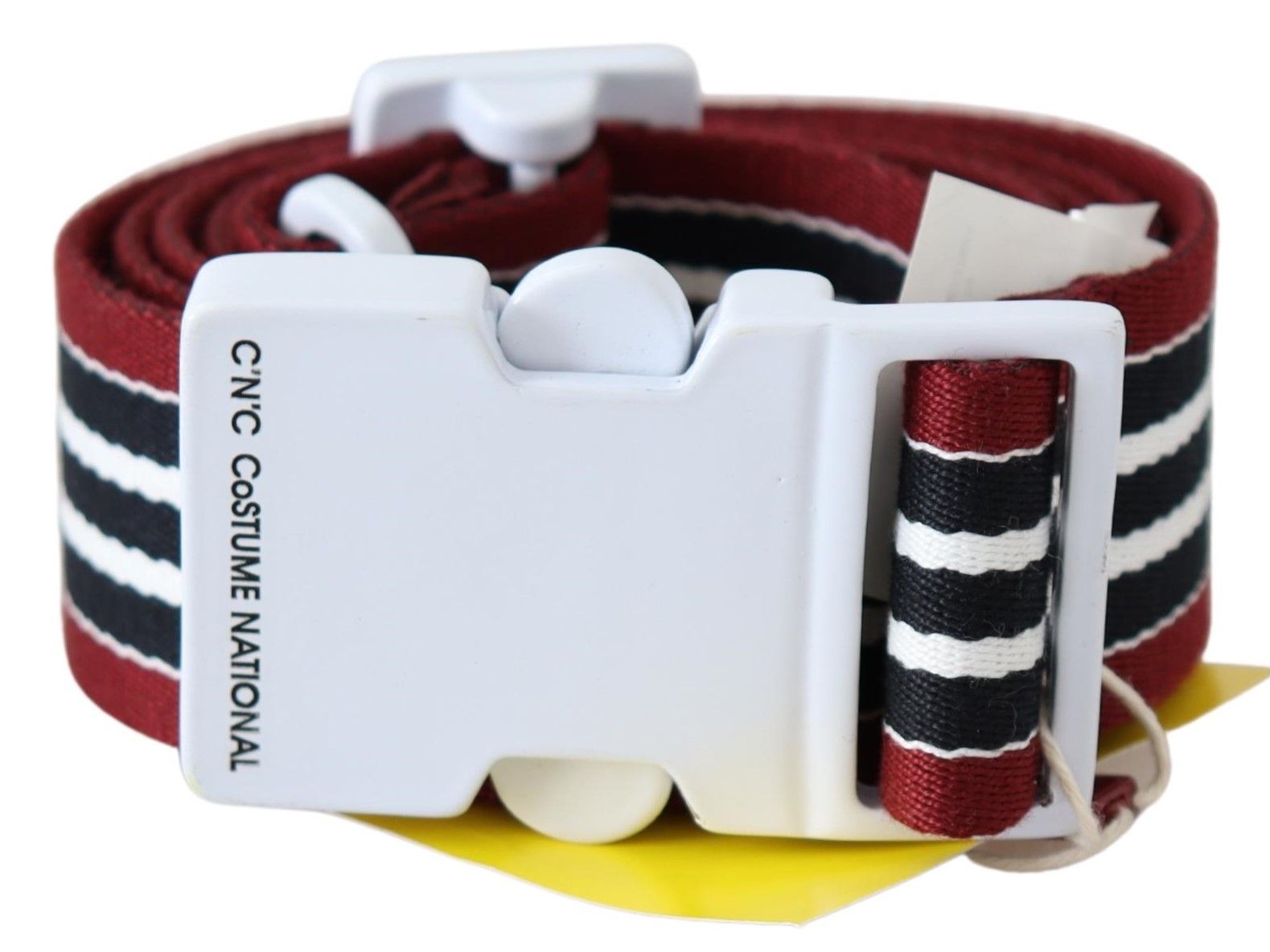 Costume National Black Cotton And Canvas Regular Belt - YSONA