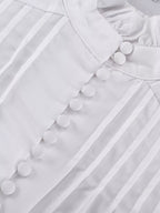 YSONA Button-Up Balloon Sleeve Mini Dress — alternate view | Women's Dress | Shop YSONA