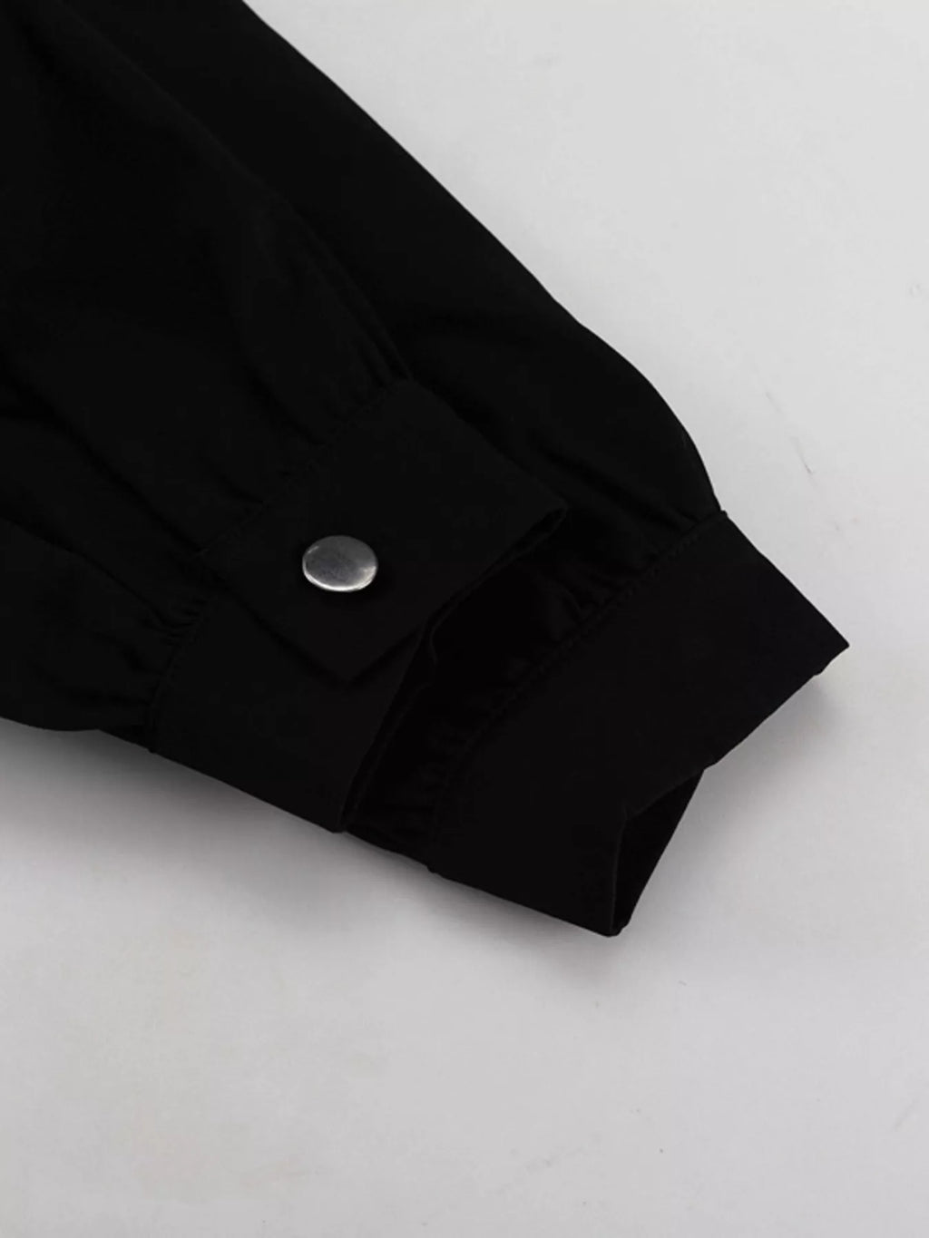 YSONA Puff Sleeve Contrast Collar Dress — styling view | Women's Dress | Shop YSONA