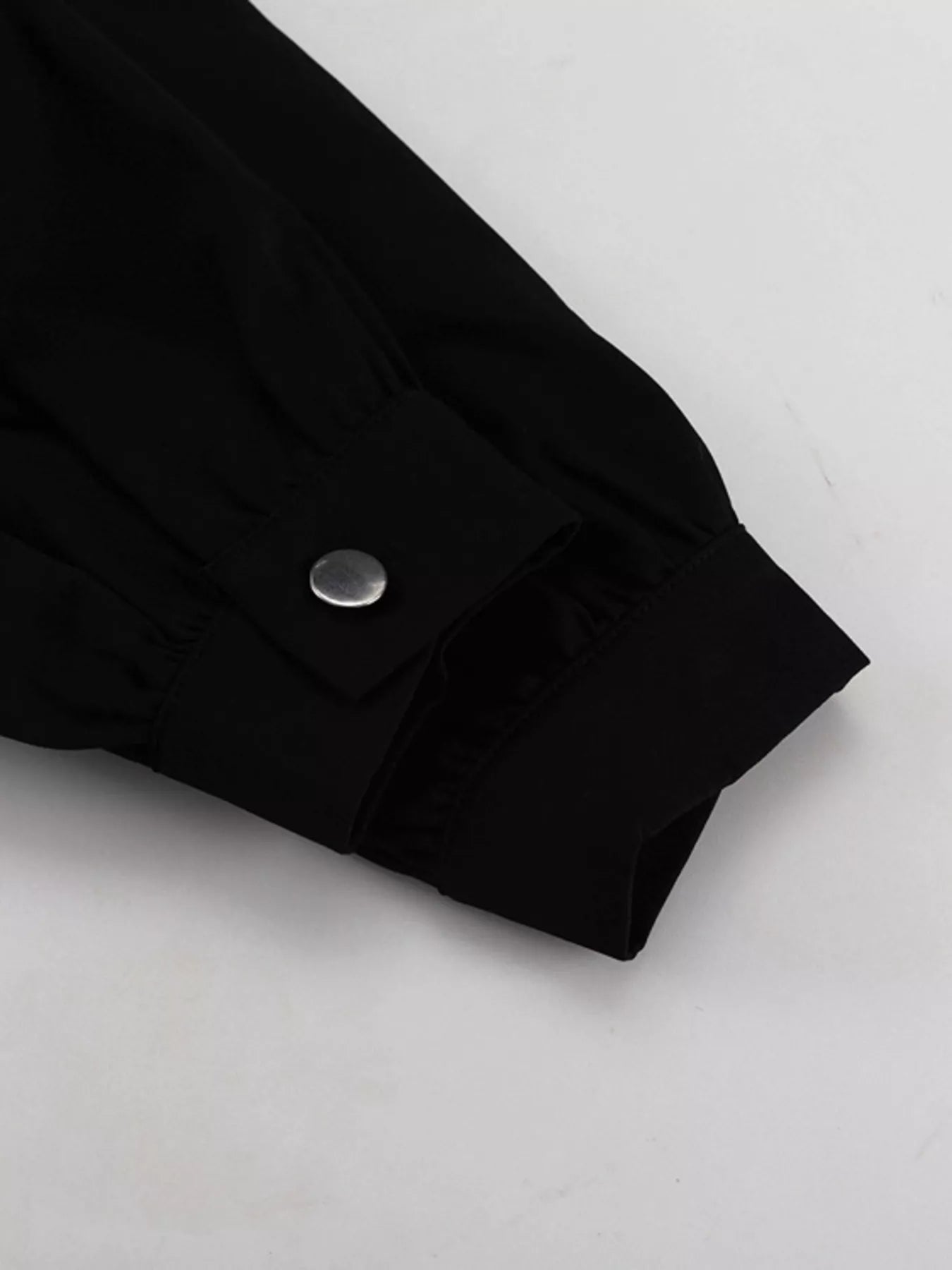 YSONA Puff Sleeve Contrast Collar Dress — styling view | Women's Dress | Shop YSONA