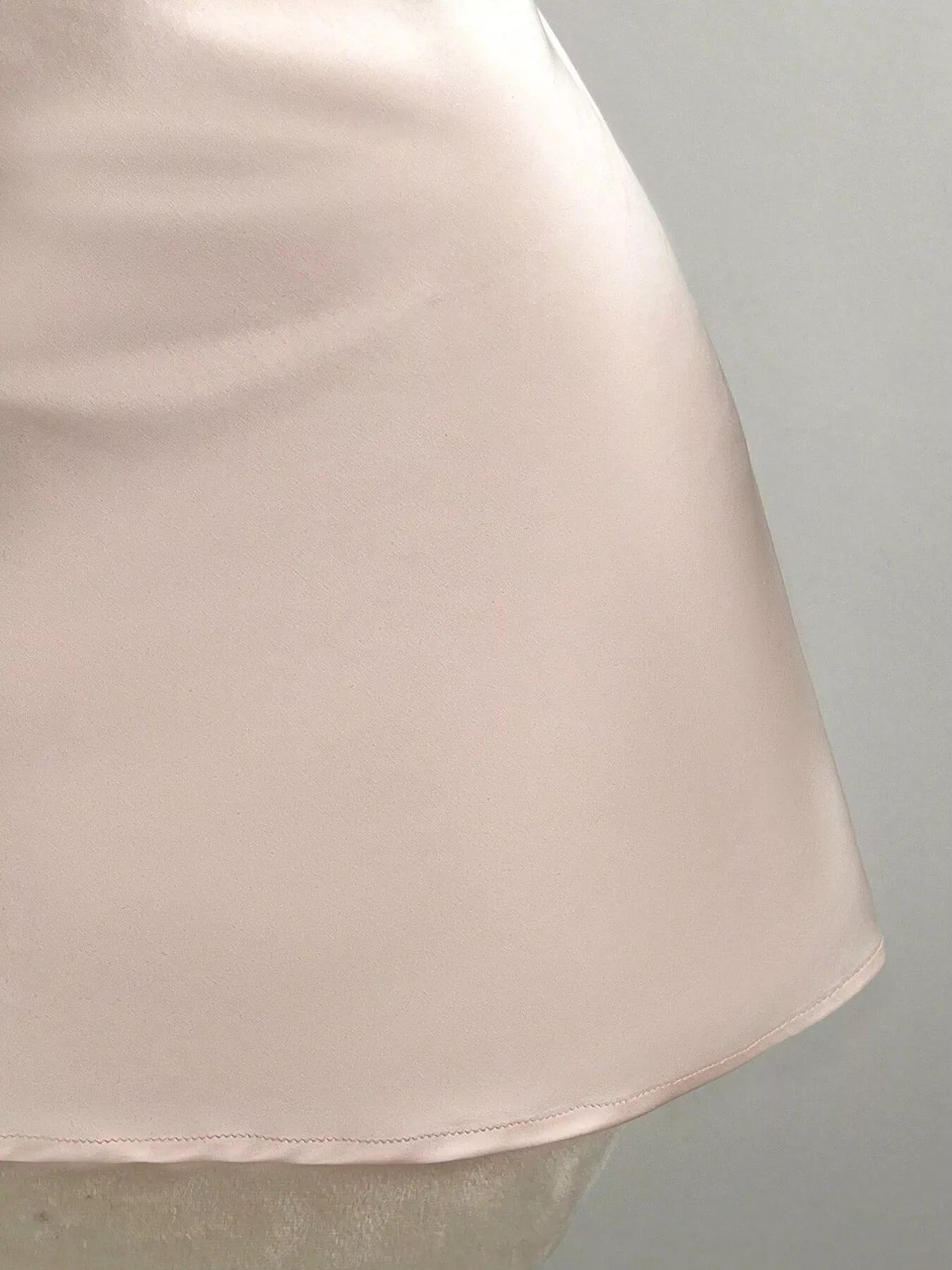 YSONA Satin Backless Halter Neck Dress — full length view | Women's Dress | Shop YSONA