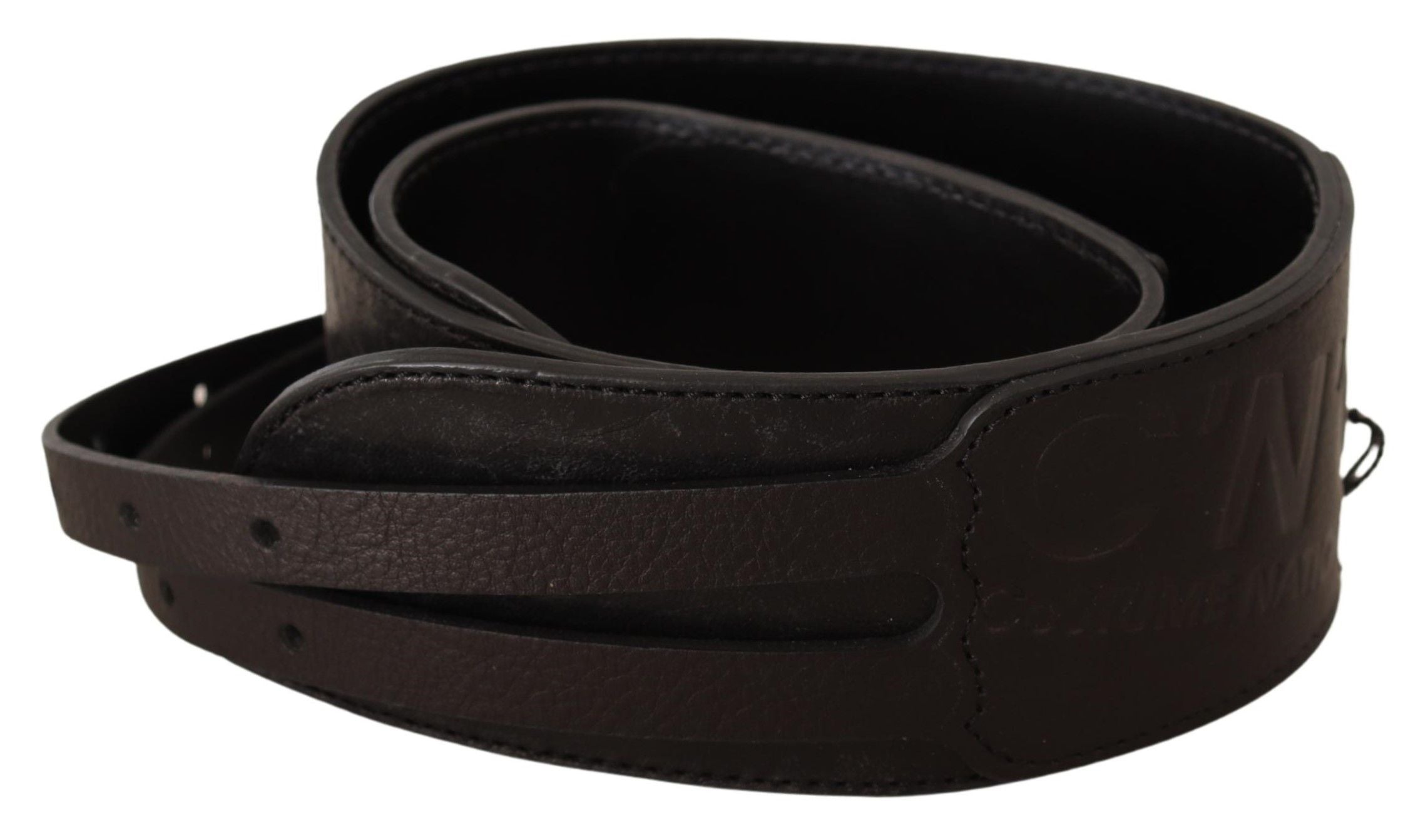 Costume National Dark Brown Leather Double Buckle Belt - view 3
