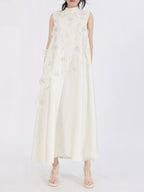 YSONA Floral Embellished Sleeveless Maxi Dress — side view | Women's Dress | Shop YSONA