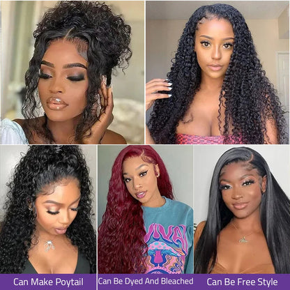 Deep Wave 13x6 HD Lace Frontal Wig – 5x5 Lace Front 200% Density, 34–38 Inch Pre-Plucked