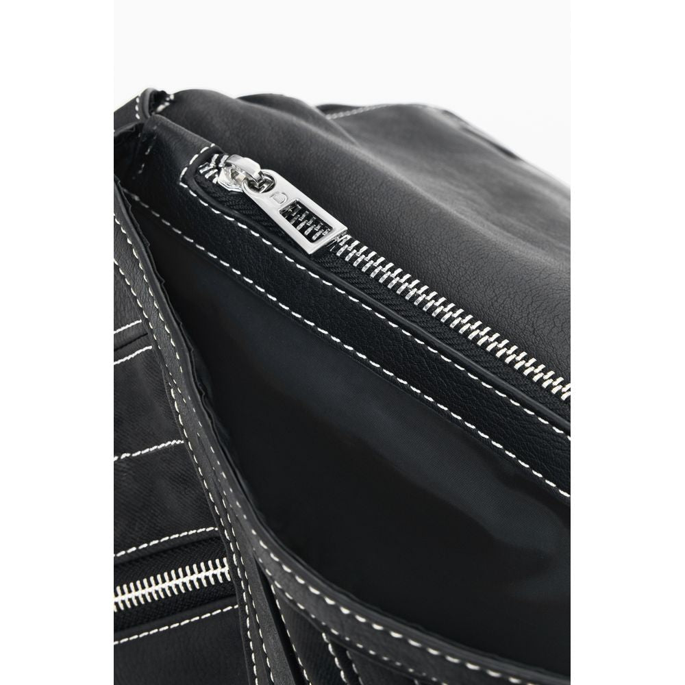 Desigual Black Polyurethane Women Backpack - view 3