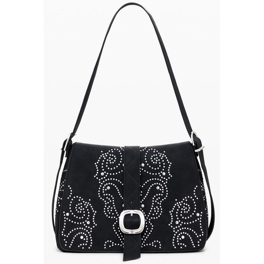 Desigual Black Polyurethane Women's Handbag - YSONA