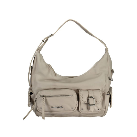Desigual White Polyurethane Women Handbag - YSONA