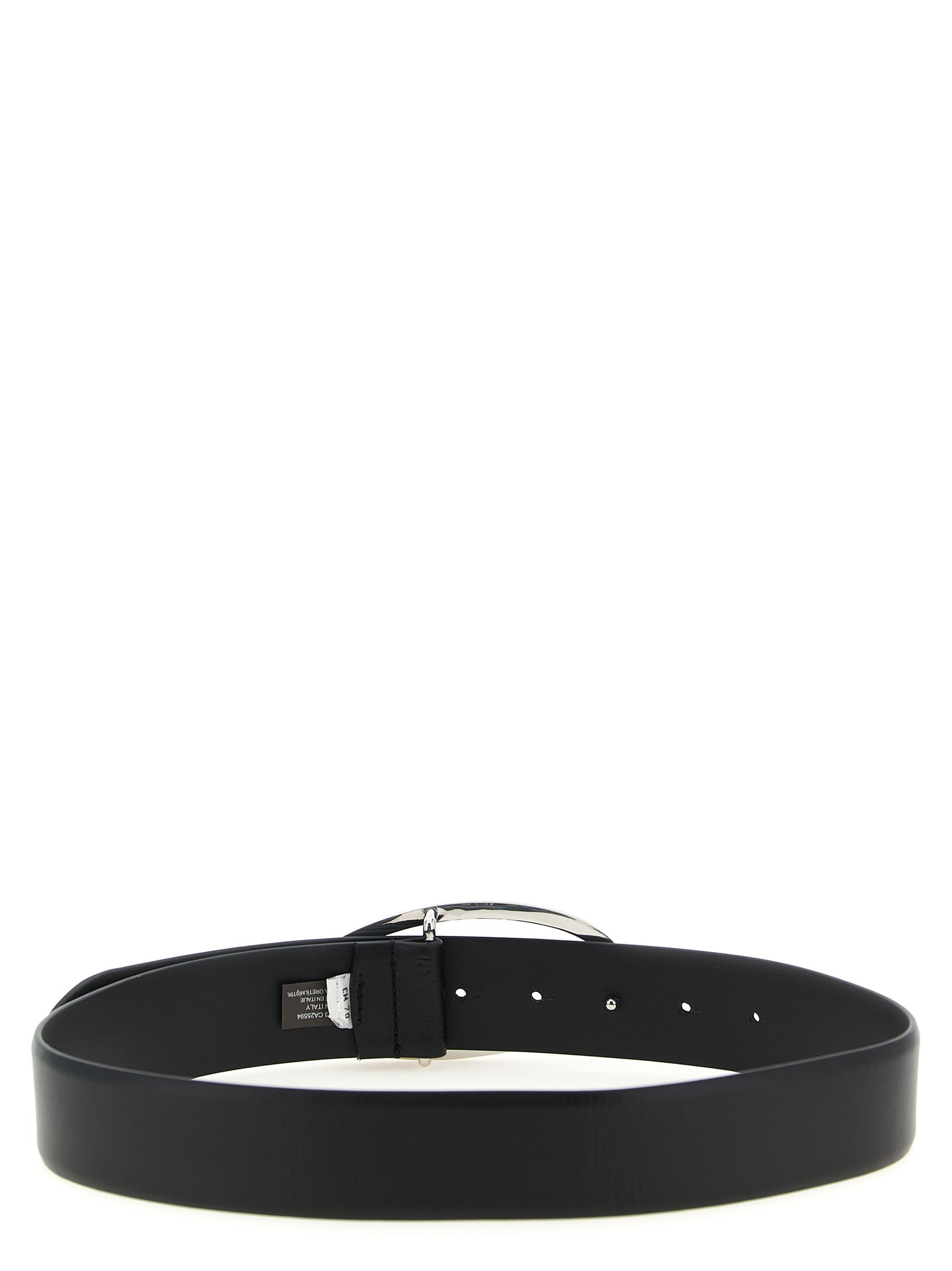 Diesel Black Leather Regular Belt - view 3