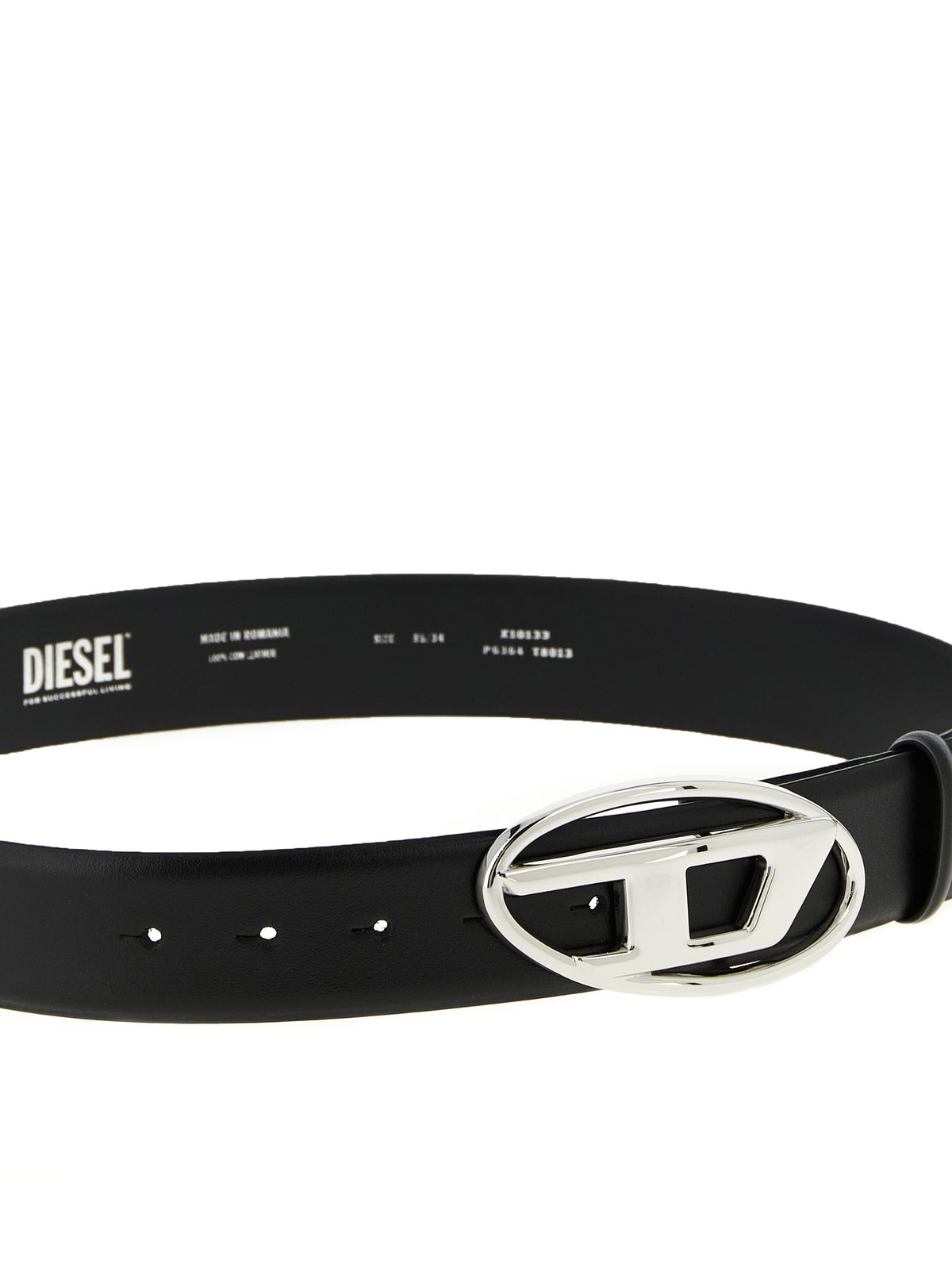 Diesel Black Polyethylene Regular Belt - view 3