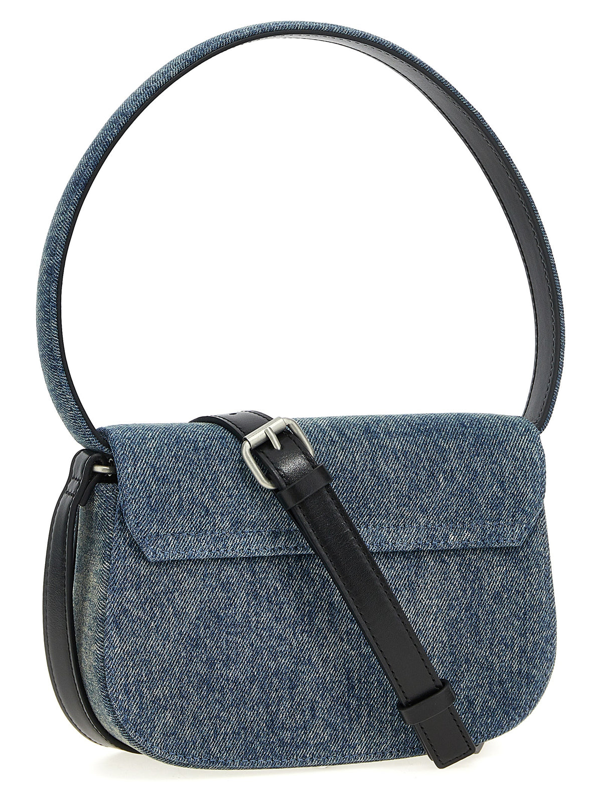 Diesel Blue Cotton Shoulder Bag - view 2