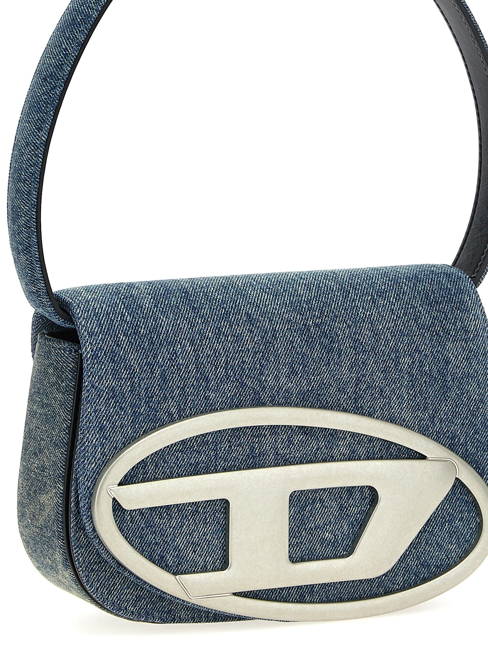 Diesel Blue Cotton Shoulder Bag - view 3
