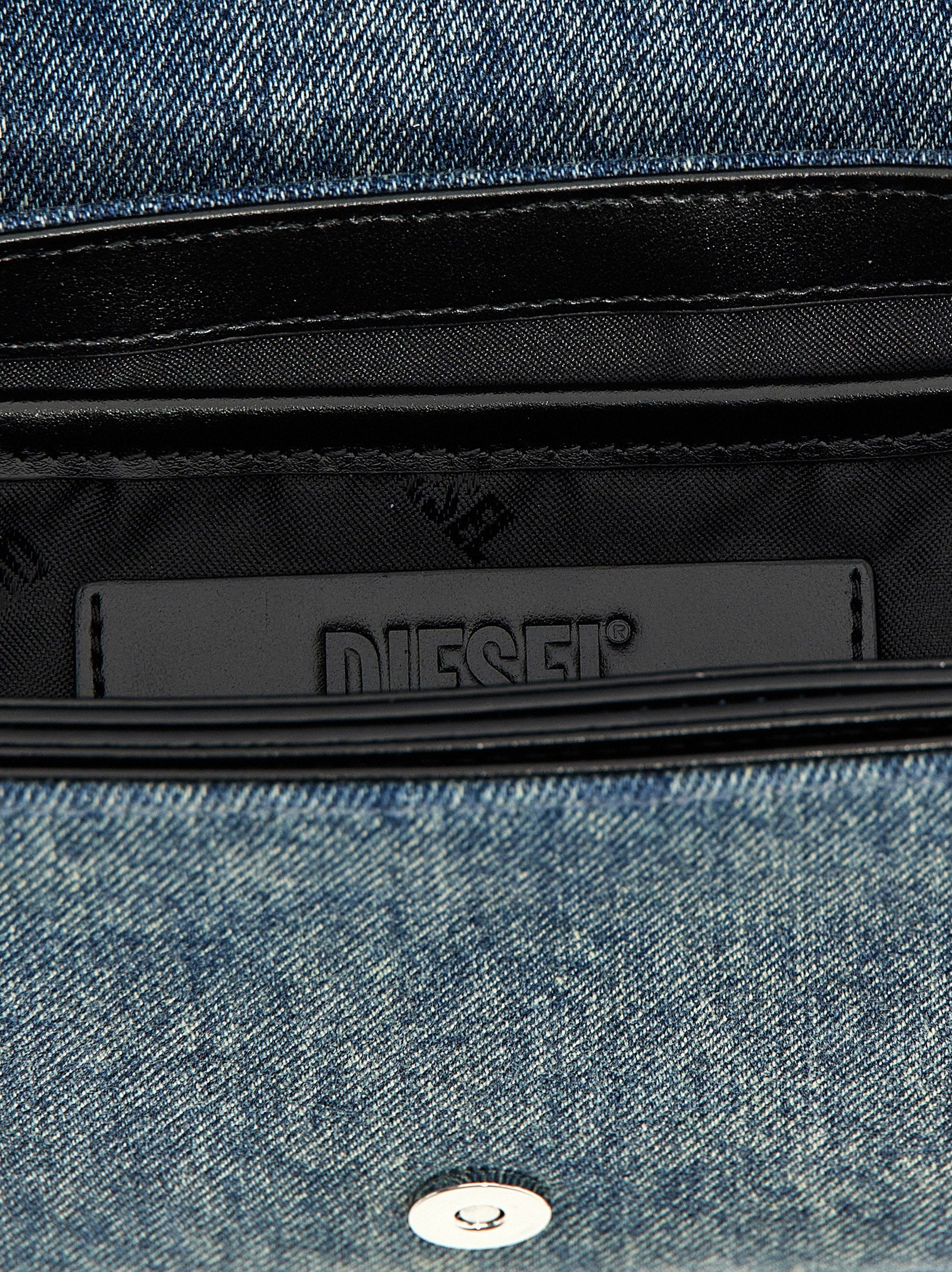 Diesel Blue Cotton Shoulder Bag - view 4