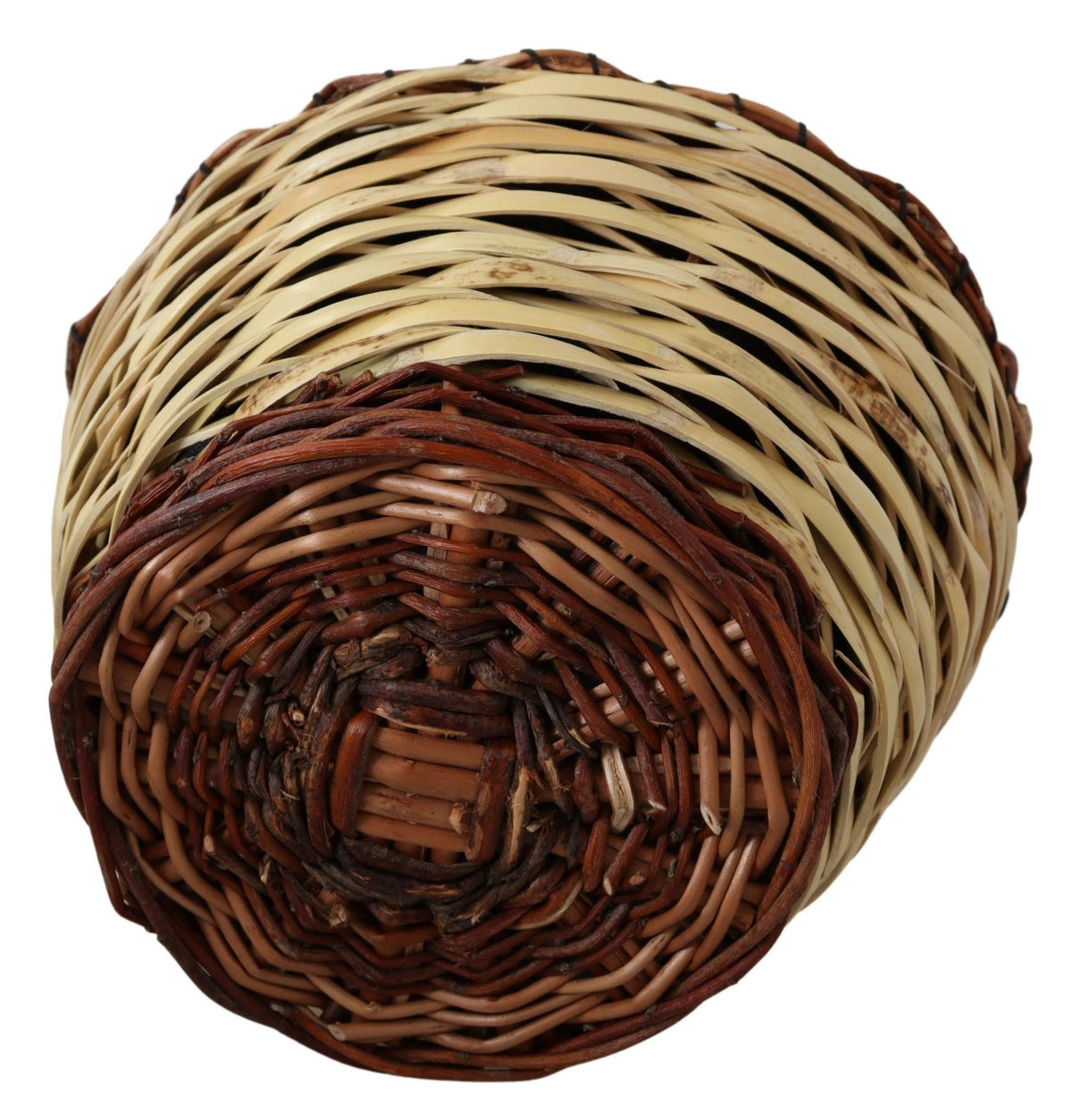 Dolce & Gabbana Beige Wood Wicker Rattan Basket Tote Bag - view 4