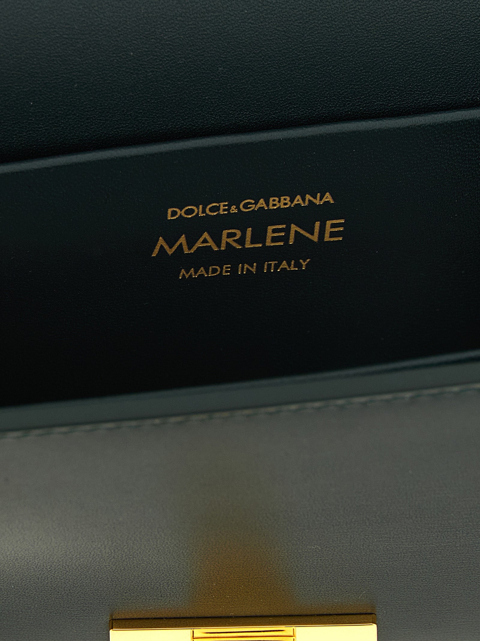 Dolce & Gabbana Bicolor Calfskin Shoulder Bag - view 4
