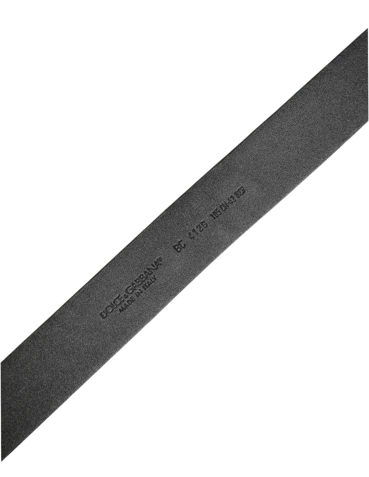Dolce & Gabbana Black Leather Prince Crown Logo Buckle Belt - YSONA