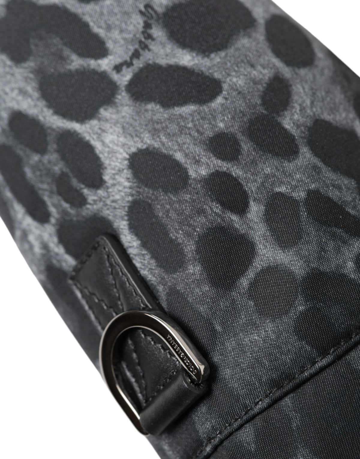 Dolce & Gabbana Black Leopard Round Slim Tote Bottle Cage Bag - view 4