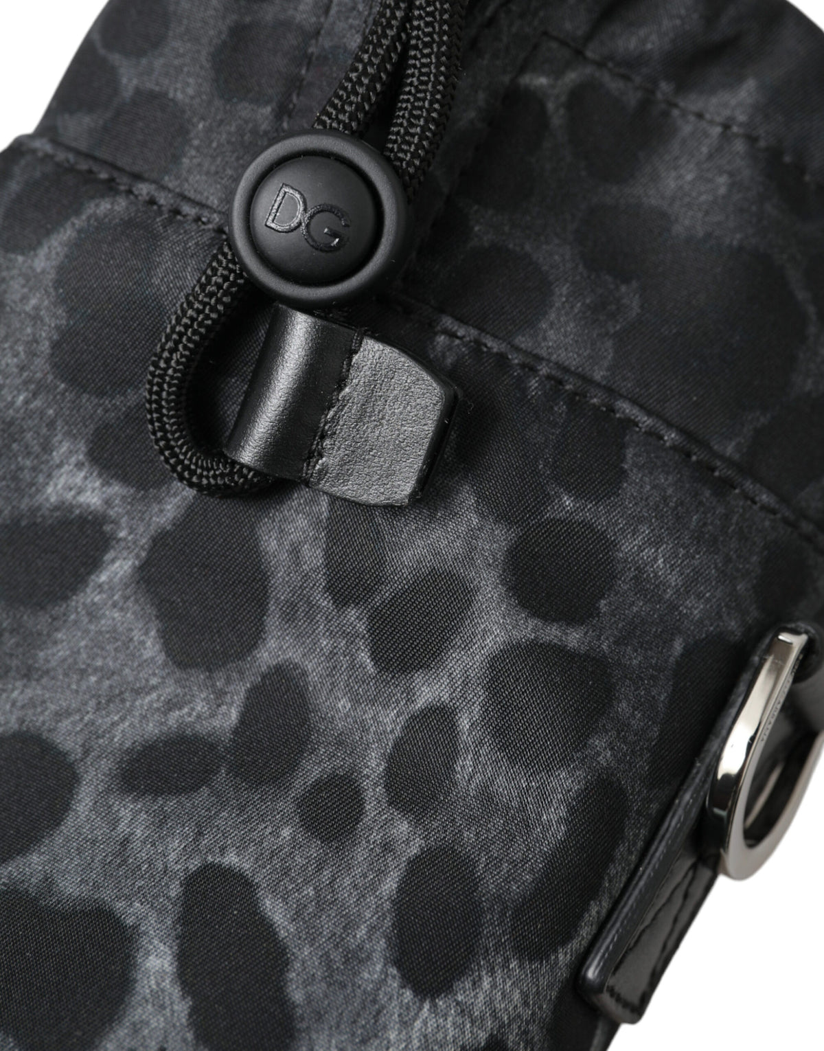 Dolce & Gabbana Black Leopard Round Slim Tote Bottle Cage Bag - view 5